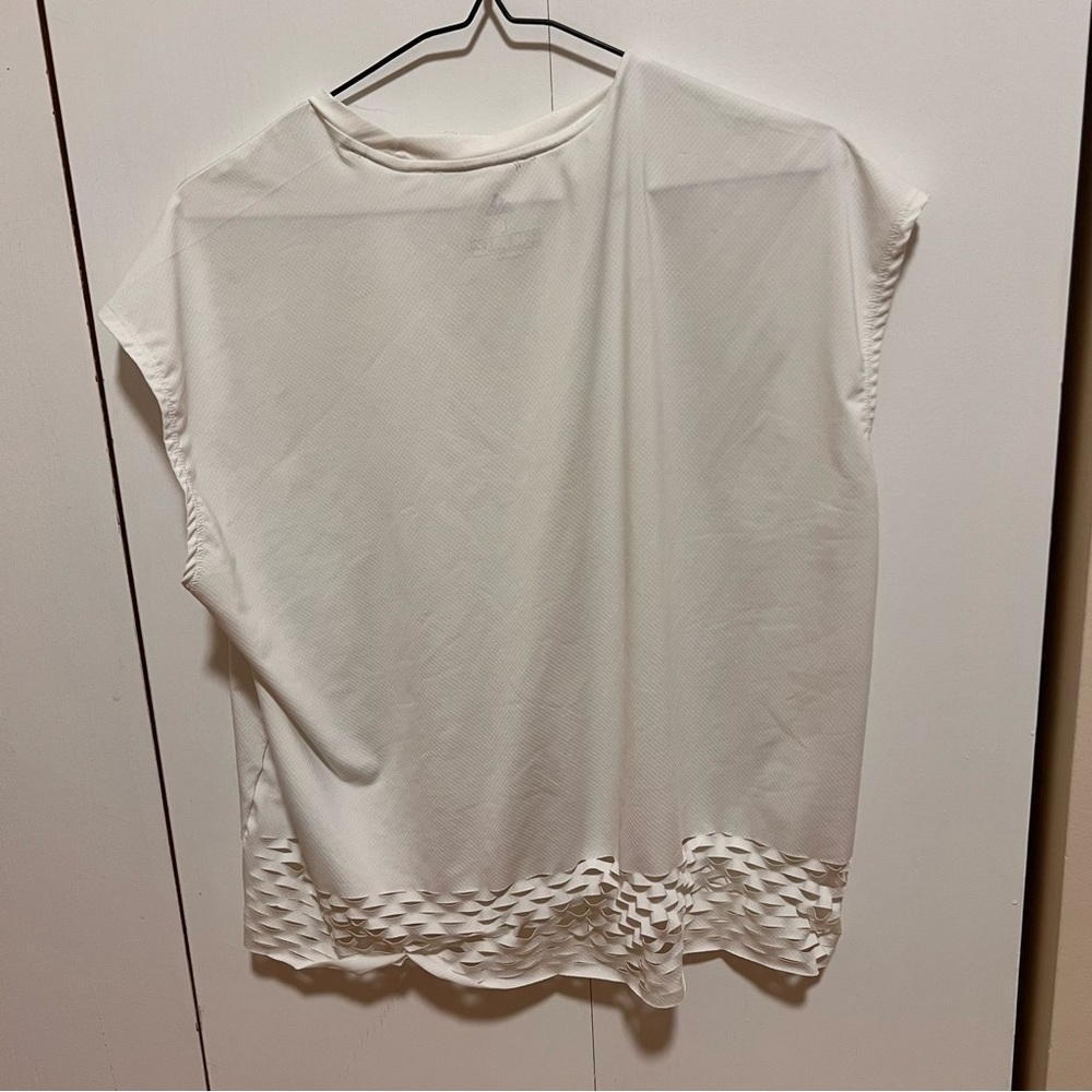 White Adidas Exercise Top - Picture 4 of 7